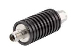 20 dB Fixed Attenuator, SMA Male to SMA Female Black Anodized Aluminum Heatsink Body Rated to 10 Watts Up to 6 GHz（图2）