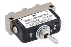 SPDT SMA Manual Toggle Switch, DC to 22 GHz, Rated to 50 Watts（图2）