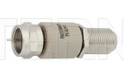 DC Block on Outer Conductor 75 Ohm F Male to F Female Operating From 10 MHz to 2 GHz（图2）