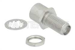 Bulkhead Mount Push-On SMA Male to SMA Female Adapter（图2）