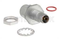 Bulkhead Mount Slide-On BMA Plug to SMA Male Adapter（图2）