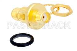 Hermetically Sealed SMA Female to SMA Female Bulkhead Mount Adapter（图2）