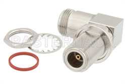 N Female to N Female Right Angle Bulkhead Mount Adapter（图2）