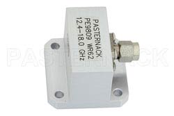 WR-62 UG-1665/U Square Cover Flange to SMA Male Waveguide to Coax Adapter Operating from 12.4 GHz to 18 GHz（图2）