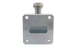 WR-112 Square Type Flange to N Female Waveguide to Coax Adapter Operating from 7.05 GHz to 10 GHz（图2）