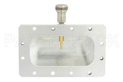 WR-284 CMR-284 Flange to N Female Waveguide to Coax Adapter Operating from 2.6 GHz to 3.95 GHz（图2）