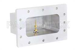 WR-430 CPR-430F Flange to SMA Female Waveguide to Coax Adapter Operating from 1.7 GHz to 2.6 GHz（图2）