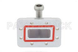 WR-137 CPR-137G Grooved Flange to N Female Waveguide to Coax Adapter Operating from 5.85 GHz to 8.2 GHz（图2）