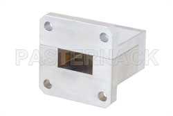 WR-62 Square Type Flange to End Launch SMA Female Waveguide to Coax Adapter Operating from 12.4 GHz to 18 GHz（图2）