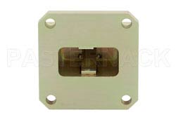 WR-102 Square Cover Flange to End Launch SMA Female Waveguide to Coax Adapter Operating From 7 GHz to 11 GHz（图2）