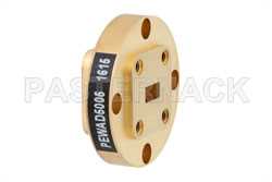 WR-28 Waveguide Bulkhead Adapter UG-599/U Square Cover Flange, 26.5 GHz to 40 GHz（图2）