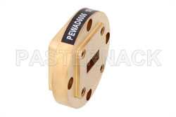 WR-42 Waveguide Bulkhead Adapter UG-595/U Square Cover Flange, 18 GHz to 26.5 GHz（图2）