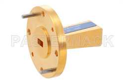 WR-19 Waveguide Standard Gain Horn Antenna Operating from 40 GHz to 60 GHz with a Nominal 10 dBi Gain with UG-383/U-Mod Round Cover Flange（图2）