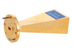 WR-19 Waveguide Standard Gain Horn Antenna Operating from 40 GHz to 60 GHz with a Nominal 20 dBi Gain with UG-383/U-Mod Round Cover Flange（图2）