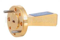 WR-10 Waveguide Standard Gain Horn Antenna Operating from 75 GHz to 110 GHz with a Nominal 15 dBi Gain with UG-387/U-Mod Round Cover Flange（图2）