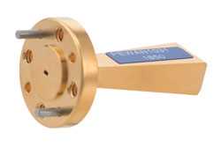 WR-5 Waveguide Standard Gain Horn Antenna Operating from 140 GHz to 220 GHz with a Nominal 20 dBi Gain with UG-387/U-Mod Round Cover Flange（图2）
