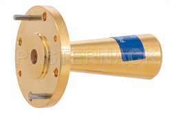 WR-19 Waveguide Conical Gain Horn Antenna Operating from 50 GHz to 58 GHz with a Nominal 15 dBi Gain with UG-383/U-Mod Round Cover Flange（图2）