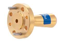 WR-8 Waveguide Conical Gain Horn Antenna Operating from 100 GHz to 112 GHz with a Nominal 15 dBi Gain with UG-387/U-Mod Round Cover Flange（图2）