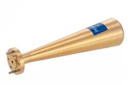 WR-6 Waveguide Conical Gain Horn Antenna Operating from 100 GHz to 112 GHz with a Nominal 25 dBi Gain with UG-387/U-Mod Round Cover Flange（图2）