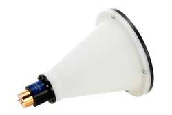 WR-12 Waveguide Lens Horn Antenna Operating from 72 GHz to 82 GHz with a Nominal 37 dBi Gain with UG-387/U Round Cover Flange（图2）