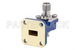 WR-28 UG-599/U Square Cover Flange to 2.92mm Female Waveguide to Coax Adapter Operating from 26.5 GHz to 40 GHz（图2）