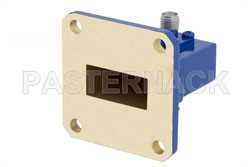 WR-90 UG-39/U Square Cover Flange to SMA Female Waveguide to Coax Adapter Operating from 8.2 GHz to 12.4 GHz（图2）