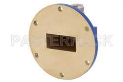 WR-137 UG-344/U Round Cover Flange to N Female Waveguide to Coax Adapter Operating from 5.85 GHz to 8.2 GHz（图2）