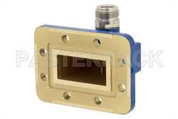 WR-137 CPR-137G Grooved Flange to N Female Waveguide to Coax Adapter Operating from 5.85 GHz to 8.2 GHz（图2）