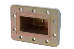 WR-229 CPR-229G Grooved Flange to SMA Female Waveguide to Coax Adapter Operating from 3.3 GHz to 4.9 GHz（图2）