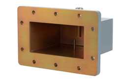 WR-430 CPR-430F Flange to N Female Waveguide to Coax Adapter Operating from 1.7 GHz to 2.6 GHz（图2）