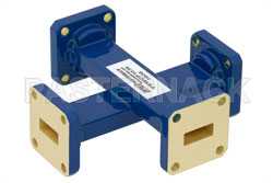 WR-42 Waveguide 20 dB Crossguide Coupler, UG-595/U Square Cover Flange, 18 GHz to 26.5 GHz, Bronze（图2）