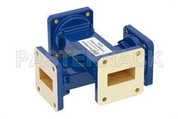 WR-112 Waveguide 20 dB Crossguide Coupler, UG-51/U Square Cover Flange, 7.05 GHz to 10 GHz, Bronze（图2）