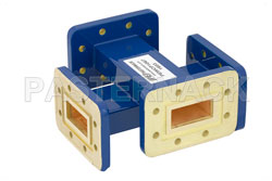 WR-112 Waveguide 20 dB Crossguide Coupler, CPR-112G Flange, 7.05 GHz to 10 GHz, Bronze（图2）