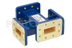 WR-112 Waveguide 30 dB Crossguide Coupler, CPR-112G Flange, 7.05 GHz to 10 GHz, Bronze（图2）