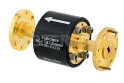 WR-19 Waveguide Isolator from 40 GHz to 60 GHz, 25 dB min Isolation, UG-383/U-Mod Round Cover Flange（图2）