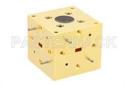 WR-19 Waveguide Magic Tee, UG-383/U-Mod Round Cover Flange Operating from 40 GHz to 60 GHz（图2）