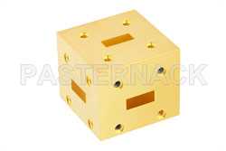 WR-42 Waveguide Magic Tee, UG-595/U Square Cover Flange Operating from 18 GHz to 26.5 GHz（图2）