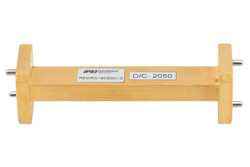 WRD-180 Straight Waveguide Section 3 Inch Length, UG Square Cover Flange from 18 GHz to 40 GHz in Brass（图2）