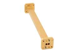 WRD-180 Straight Waveguide Section 6 Inch Length, UG Square Cover Flange from 18 GHz to 40 GHz in Brass（图2）