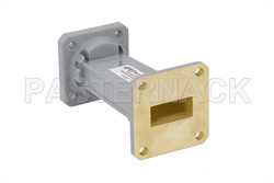 WR-90 to WR-75 Waveguide Transition 3 Inch Length, UG-39/U Square Cover Flange to Square Cover Flange（图2）