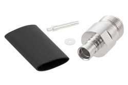 N Female Low PIM Connector Solder Attachment for SPP-250-LLPL, SPO-250, SPF-250（图2）